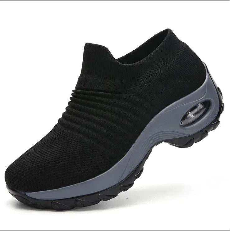 Dames Sneakers Platform Casual Ademend Textiel 12