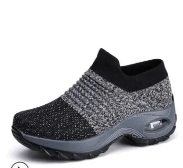 Dames Sneakers Platform Casual Ademend Textiel 13