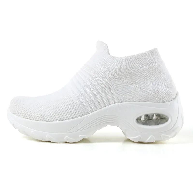 Dames Sneakers Platform Casual Ademend Textiel 1