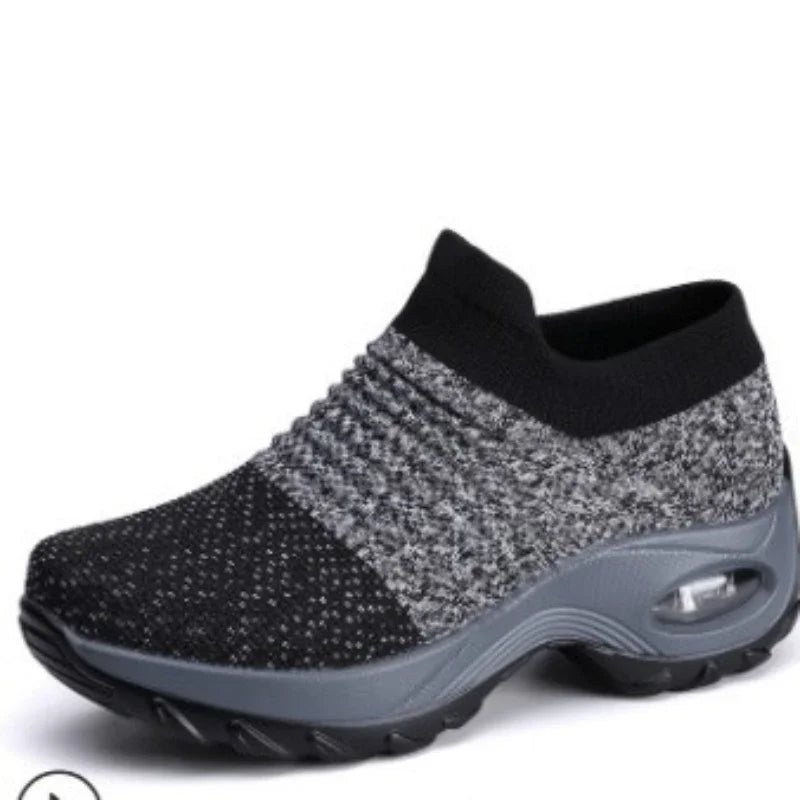 Dames Sneakers Platform Casual Ademend Textiel 2