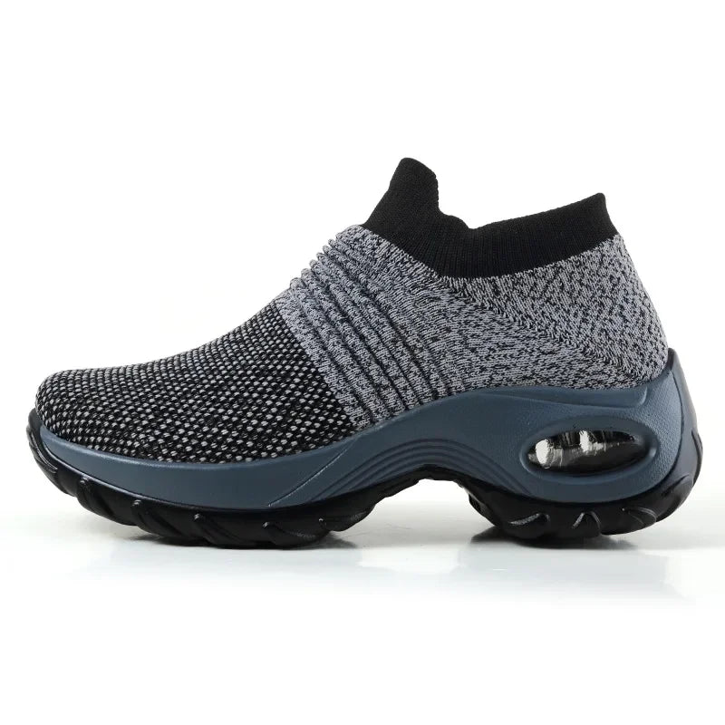 Dames Sneakers Platform Casual Ademend Textiel 5