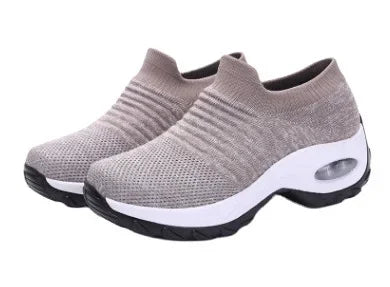Dames Sneakers Platform Casual Ademend Textiel 9