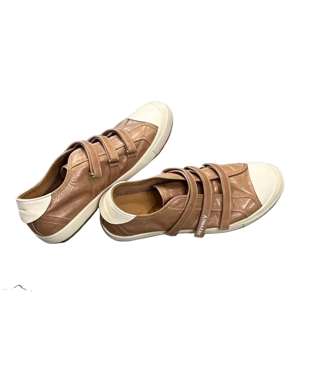 Dames Sneakers Platte Stijl Met Klittenbandsluiting 3