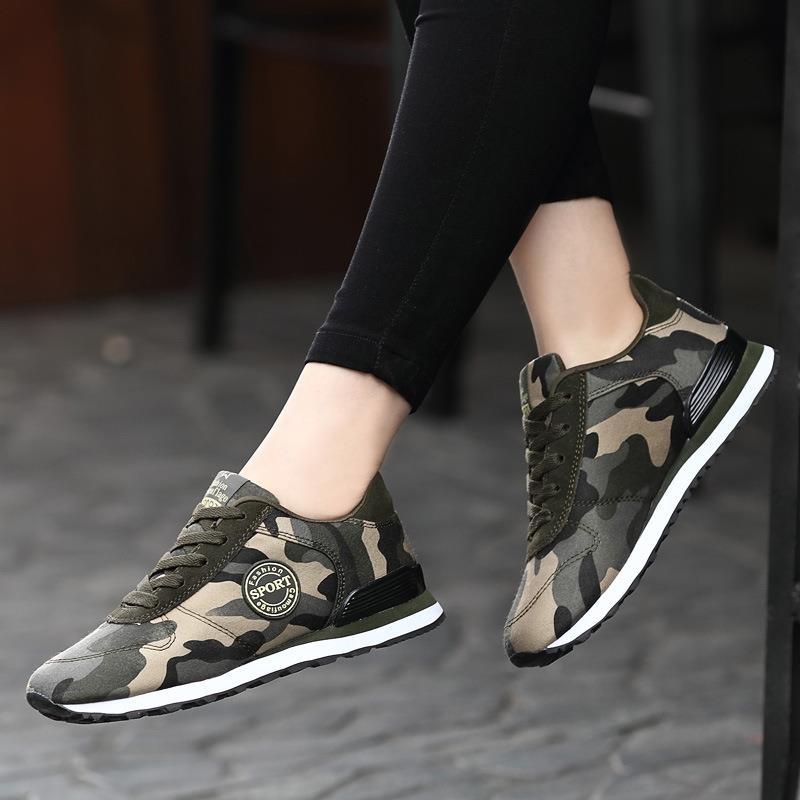 Dames Sneakers Sportief Camouflage Design 3