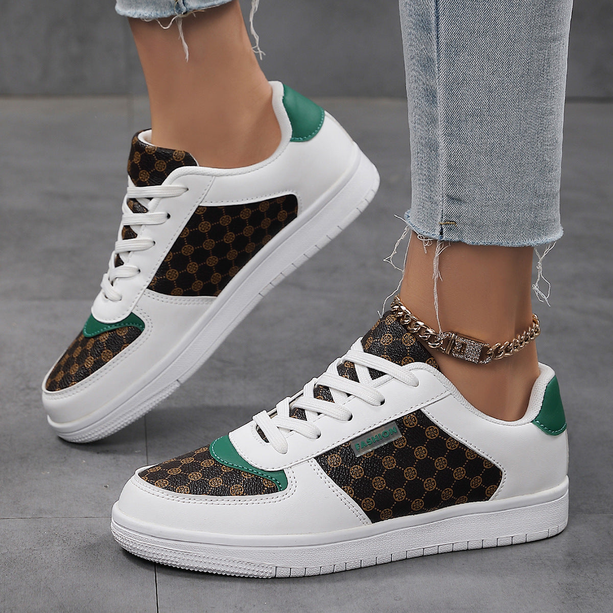 Dames Sneakers Trendy Design voor Casual en Sportieve Outfits 2