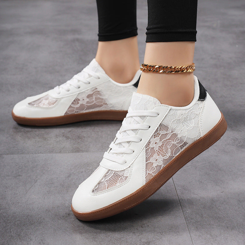 Dames Sneakers Vetersluiting Sportief met Antislipzool 4