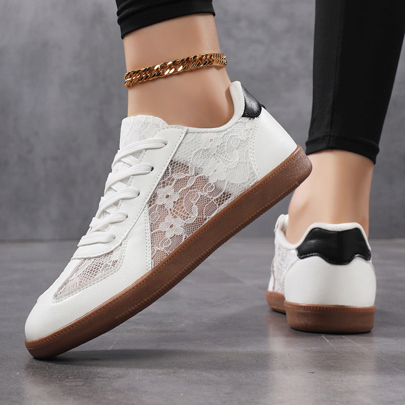 Dames Sneakers Vetersluiting Sportief met Antislipzool 5