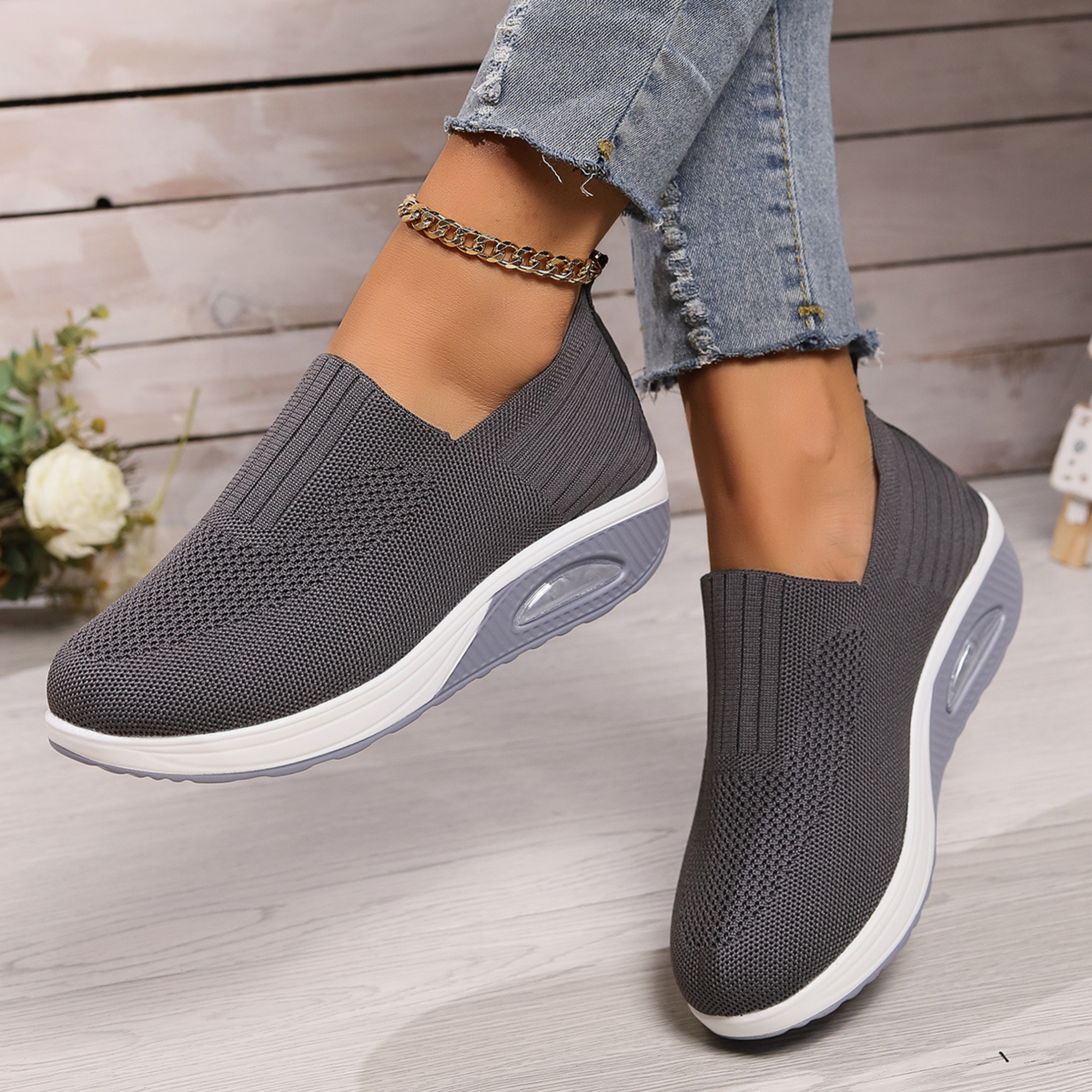 Dames Sneakers met Orthopedische Ondersteuning 8