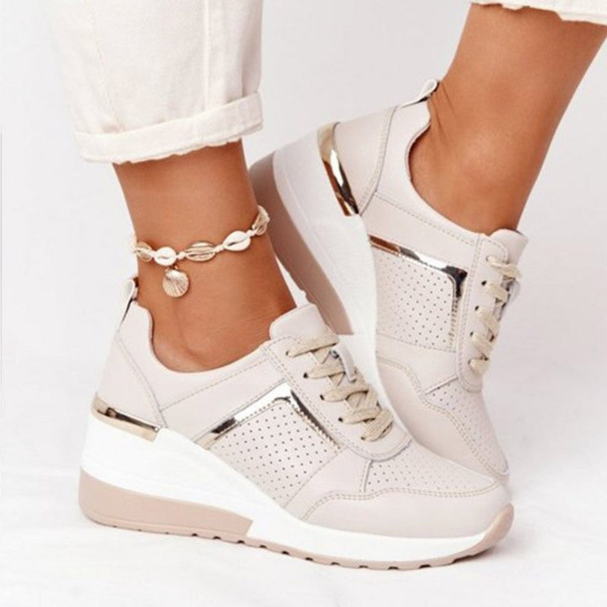 Dames Sneakers met Sleehak Stijlvol 2