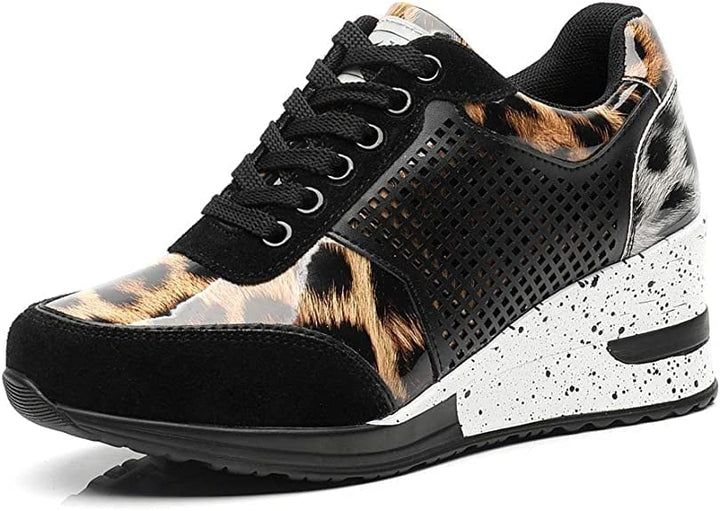 Dames Sneakers met Sleehak en Hoge Hak 6