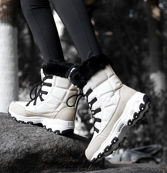 Dames Snow Boots Gevoerd Waterafstotend Met Stevige Zool 5