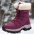 Dames Snow Boots Gevoerd Waterafstotend Met Stevige Zool 9