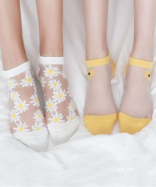 Dames Sokken Halfhoog Zomerstijl Ademend 3