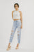 Dames Spijkerbroek Hoge Taille Distressed Denim 1
