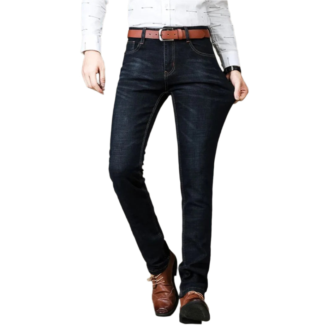 Dames Spijkerbroek Rechte Snit Premium Denim Comfortabel 0
