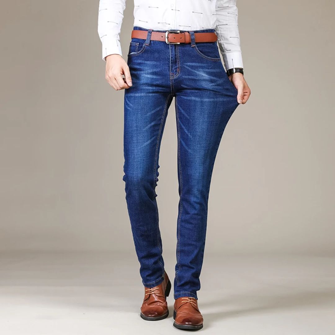 Dames Spijkerbroek Rechte Snit Premium Denim Comfortabel 1