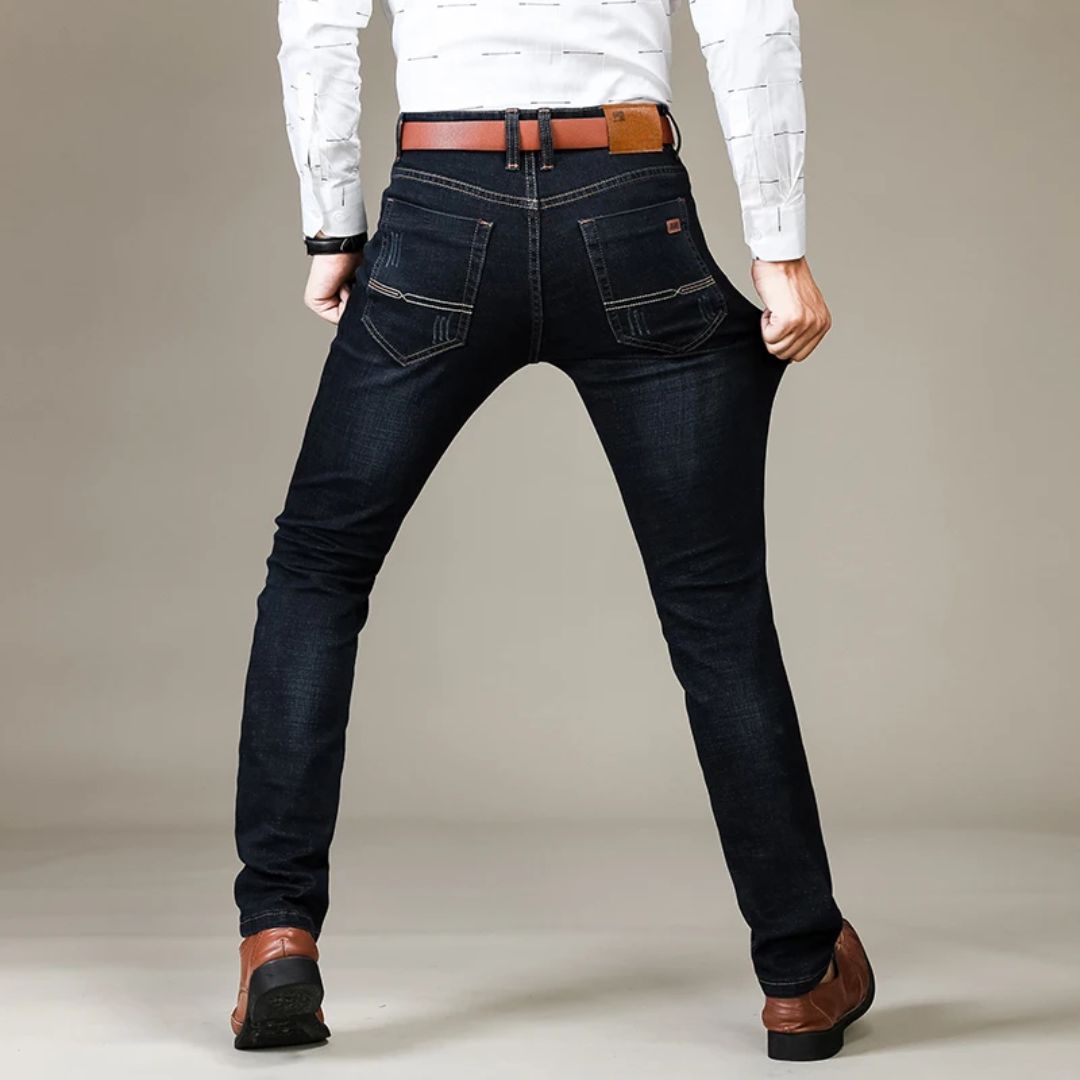 Dames Spijkerbroek Rechte Snit Premium Denim Comfortabel 2