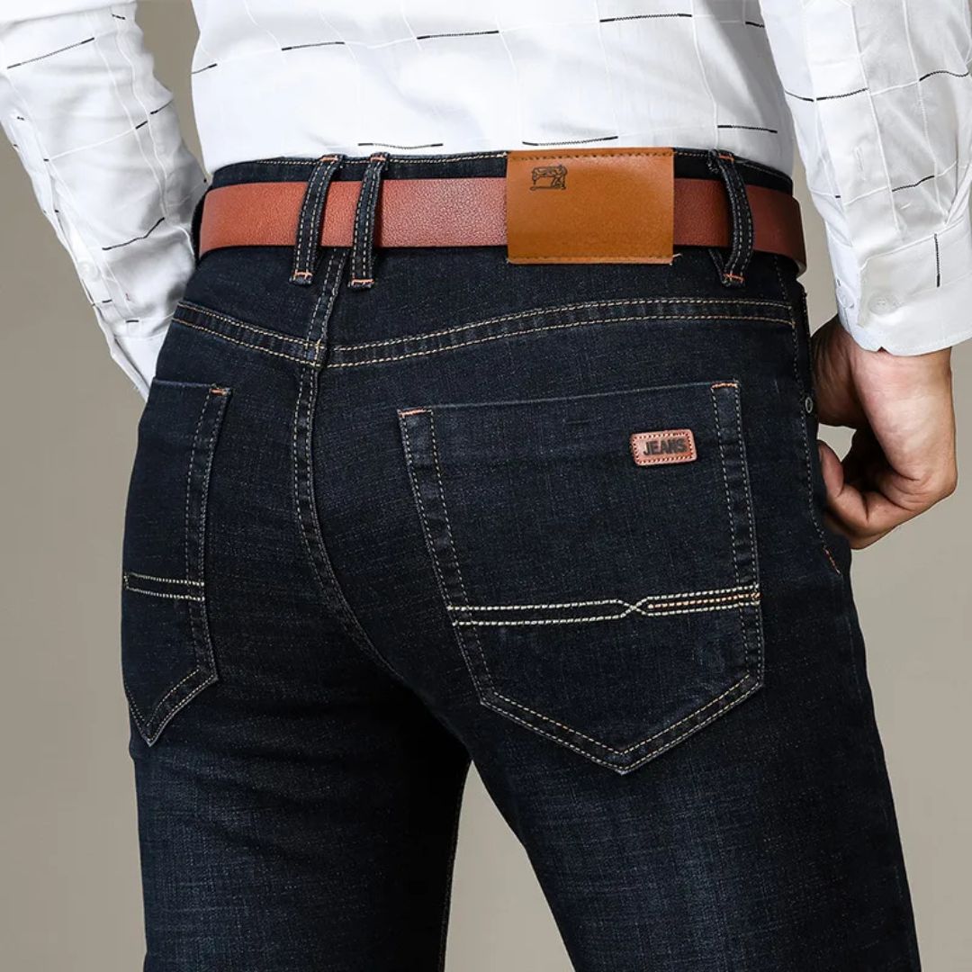 Dames Spijkerbroek Rechte Snit Premium Denim Comfortabel 4
