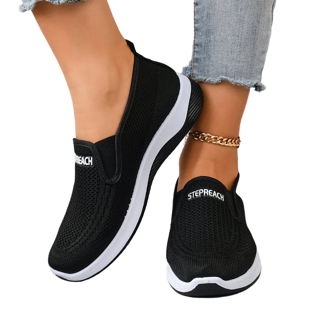 Dames Sportschoenen Ademend Lichtgewicht Casual Rubber Zool 1