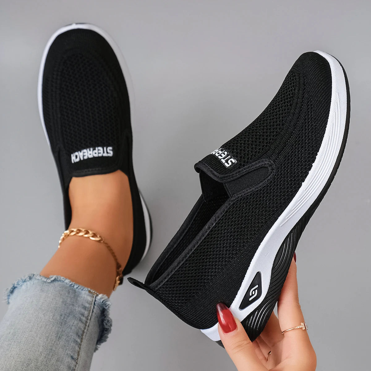 Dames Sportschoenen Ademend Lichtgewicht Casual Rubber Zool 2