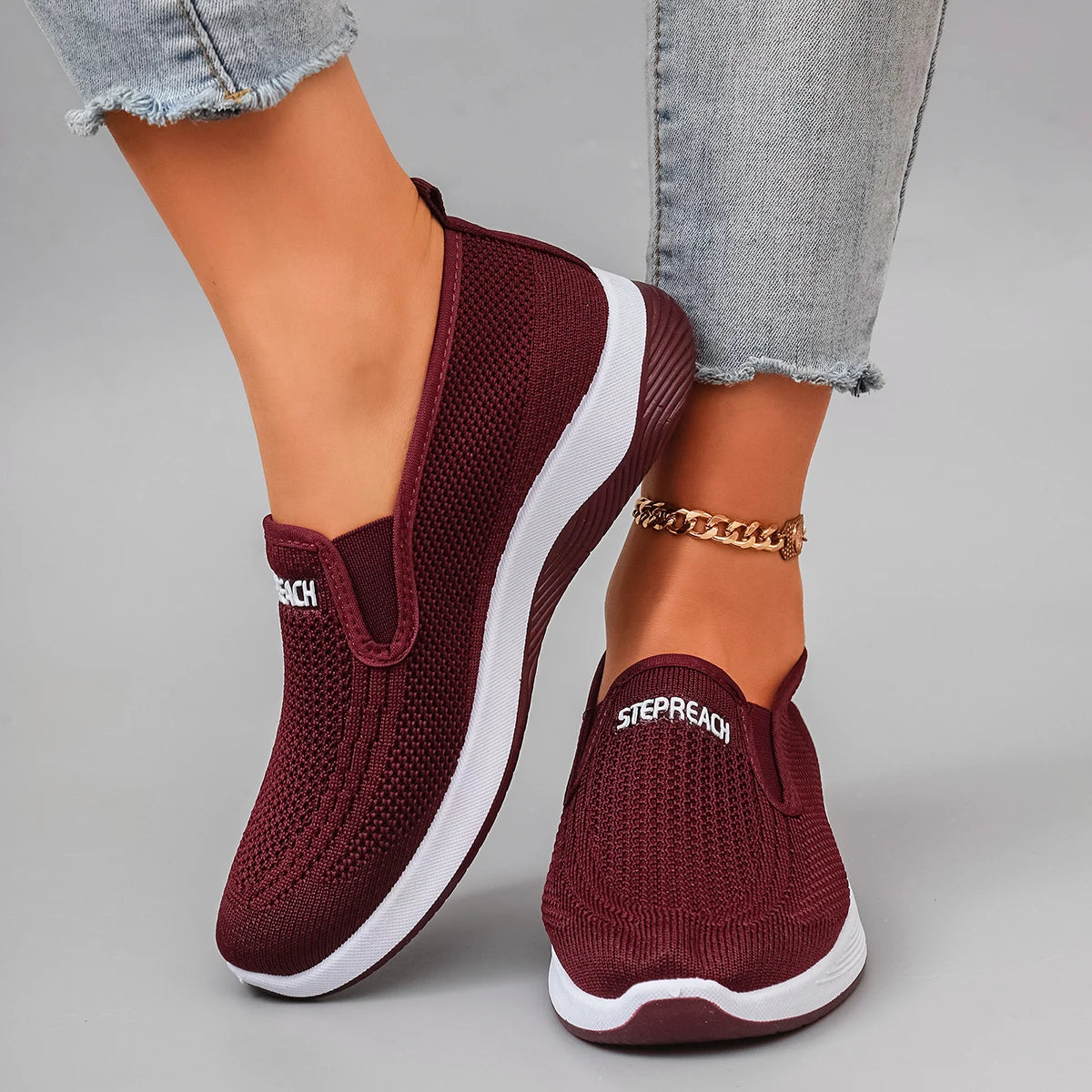 Dames Sportschoenen Ademend Lichtgewicht Casual Rubber Zool 4