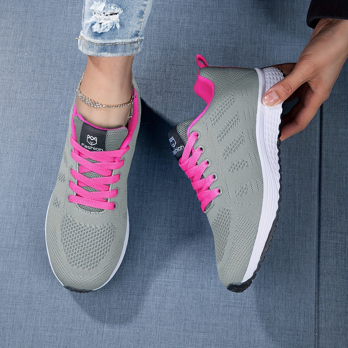 Dames Sportschoenen Gehaakt Camouflage 5