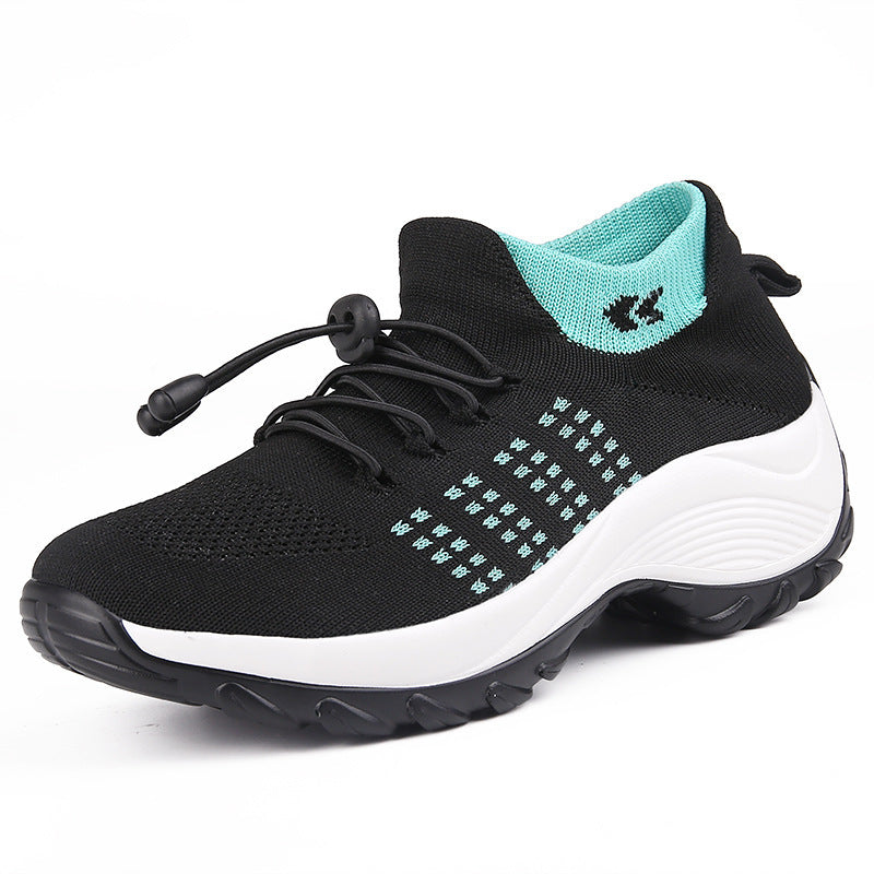 Dames Sportschoenen Lichtgewicht met Flexibel Snelvetersysteem 0