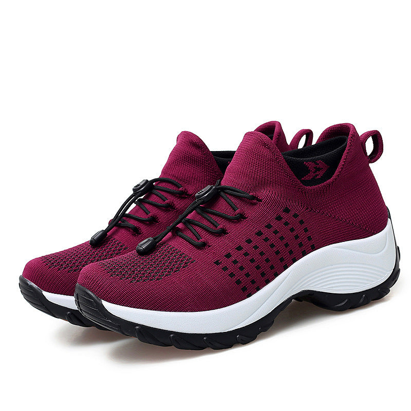 Dames Sportschoenen Lichtgewicht met Flexibel Snelvetersysteem 5