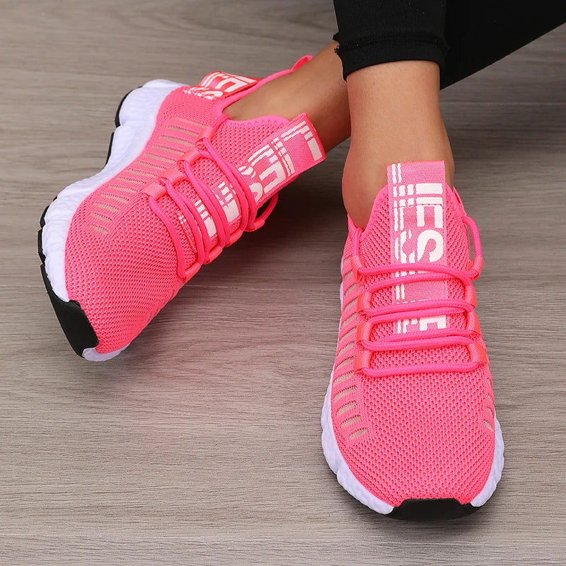 Dames Sportschoenen Platform Ademend Casual Synthetisch 4