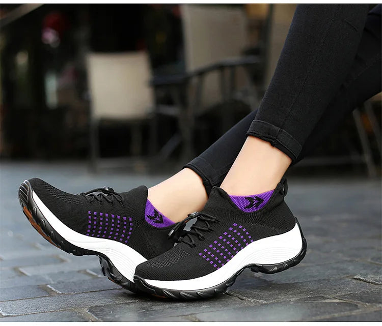 Dames Sportschoenen Plus Size Ademend Mesh Dikzool 4