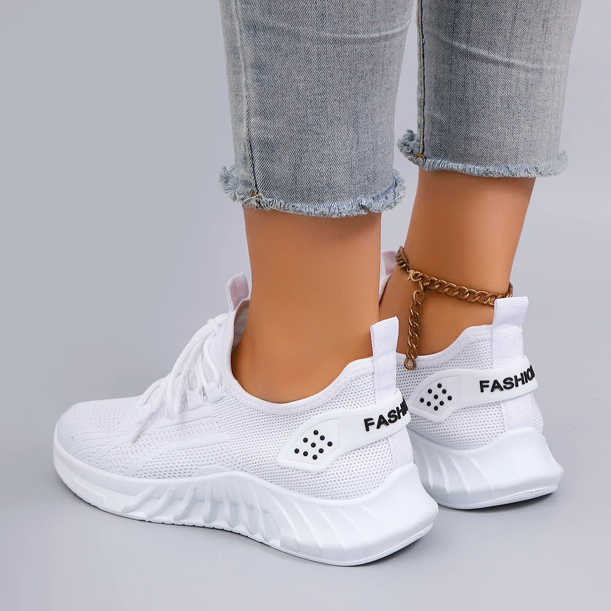 Dames Sportschoenen Vetersluiting Ademend Lichtgewicht Casual 5