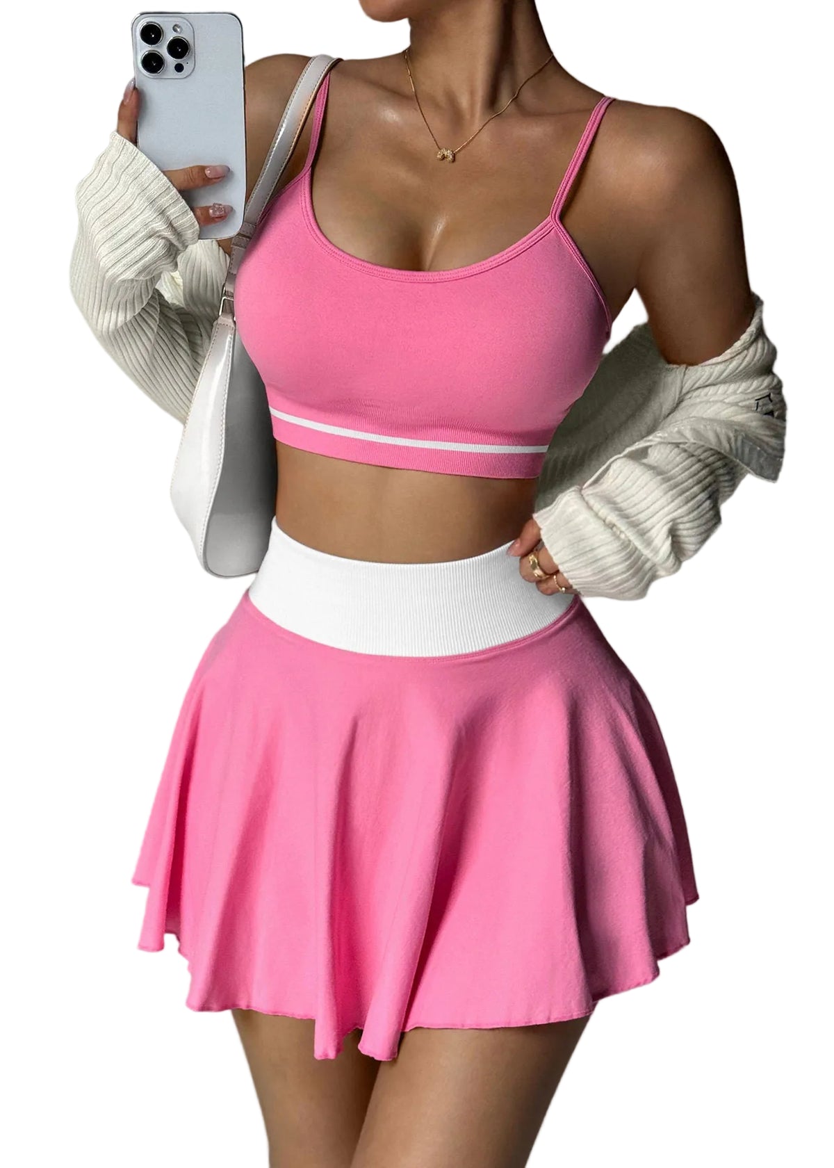Dames Sportset Tweedelig Roze 0