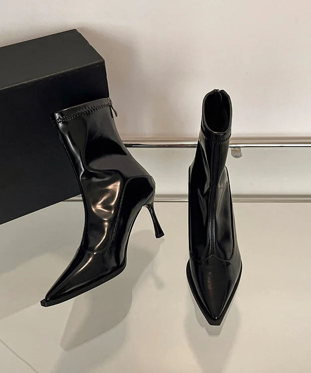 Dames Stiletto Laarzen Met Spitse Neus 1
