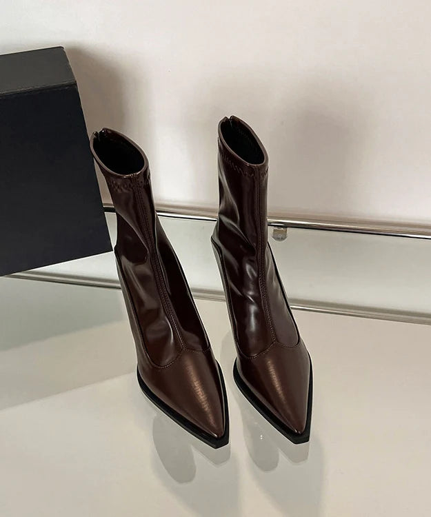 Dames Stiletto Laarzen Met Spitse Neus 3