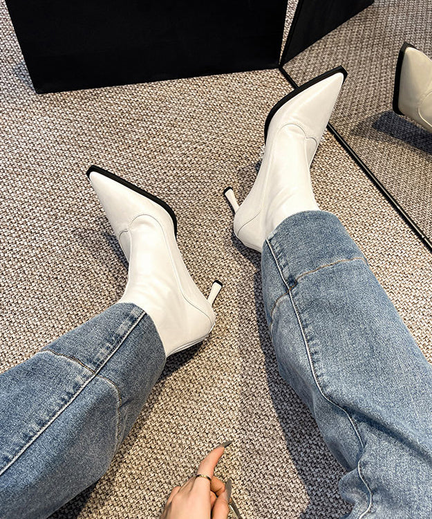 Dames Stiletto Laarzen Met Spitse Neus 4