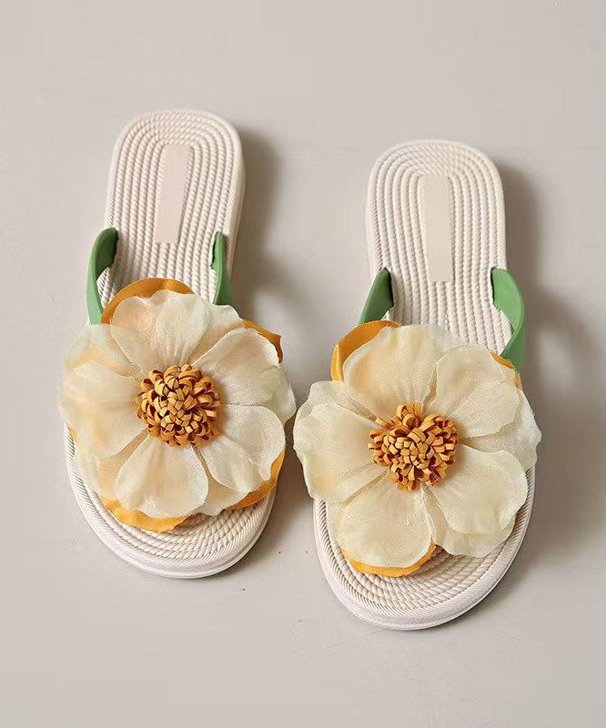 Dames Strandslippers Bloemenprint Zomerse Stijl 2
