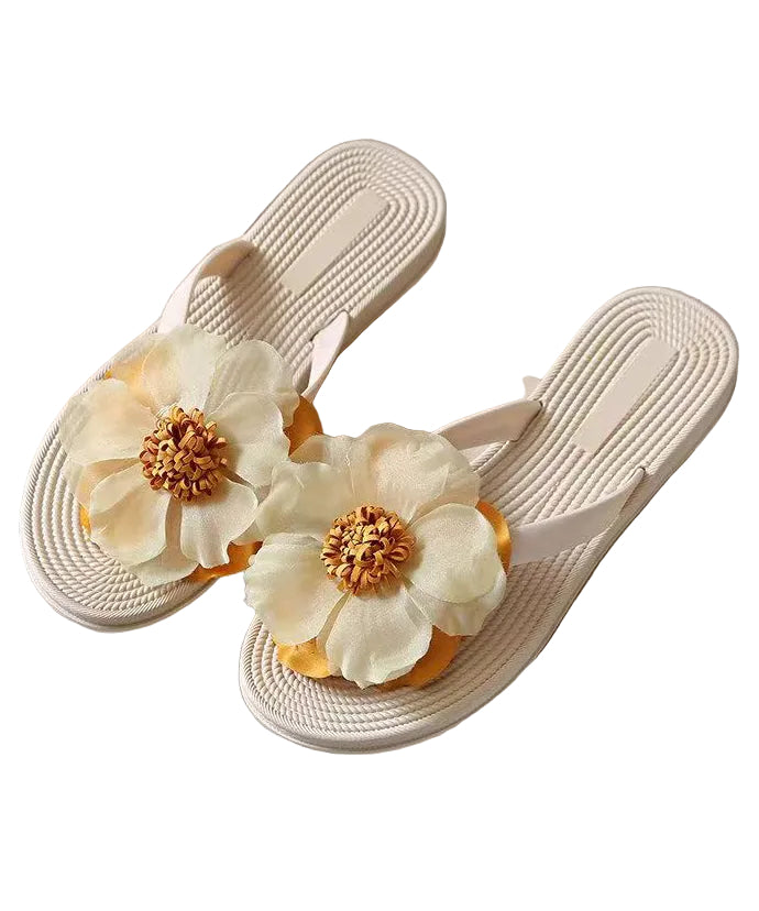 Dames Strandslippers Bloemenprint Zomerse Stijl 3