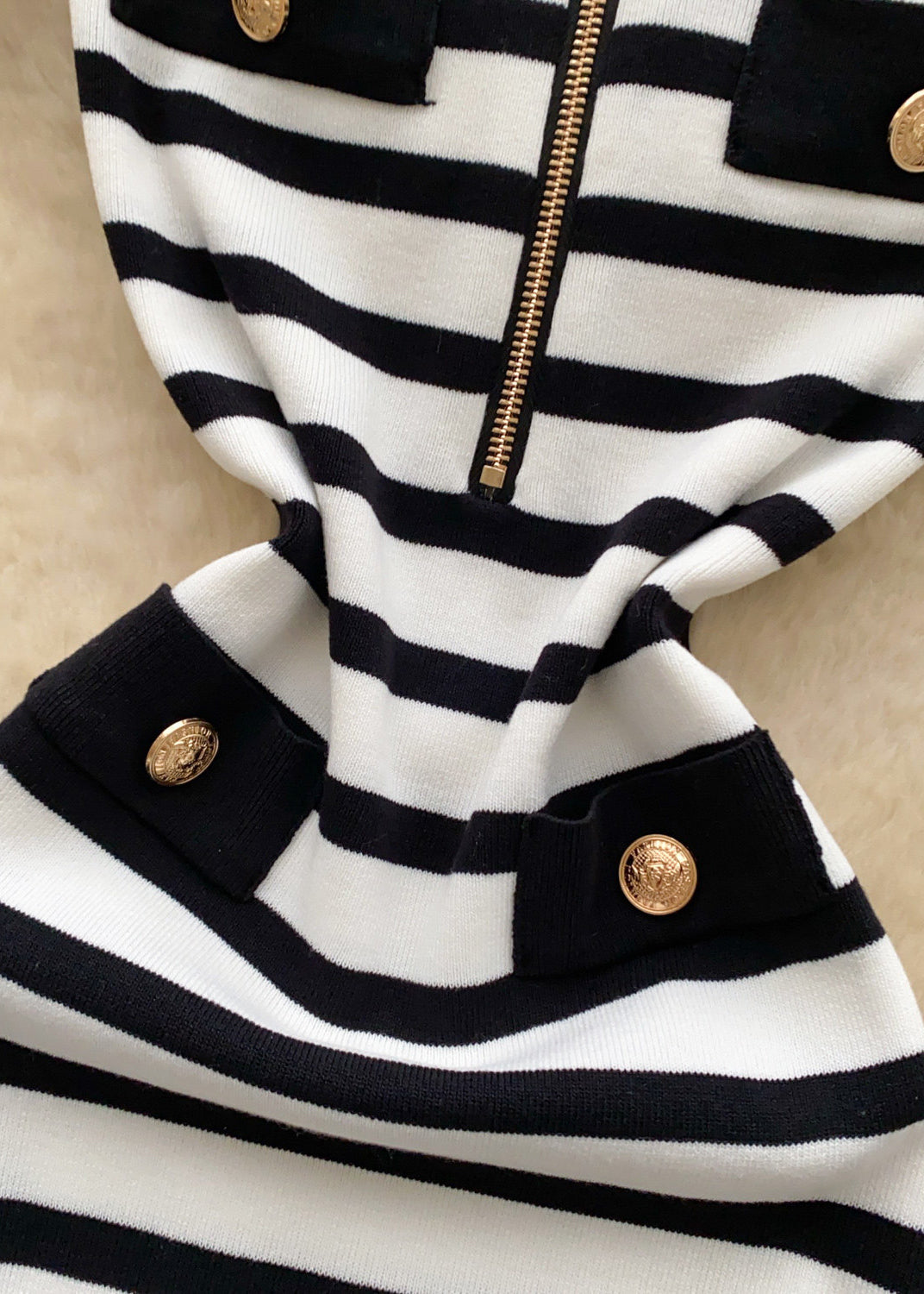 Dames Strapless Jurk Gestreept Zomerstijl 3