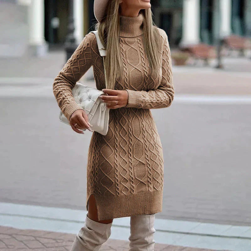 Dames Strickkleid Winterstijl 0