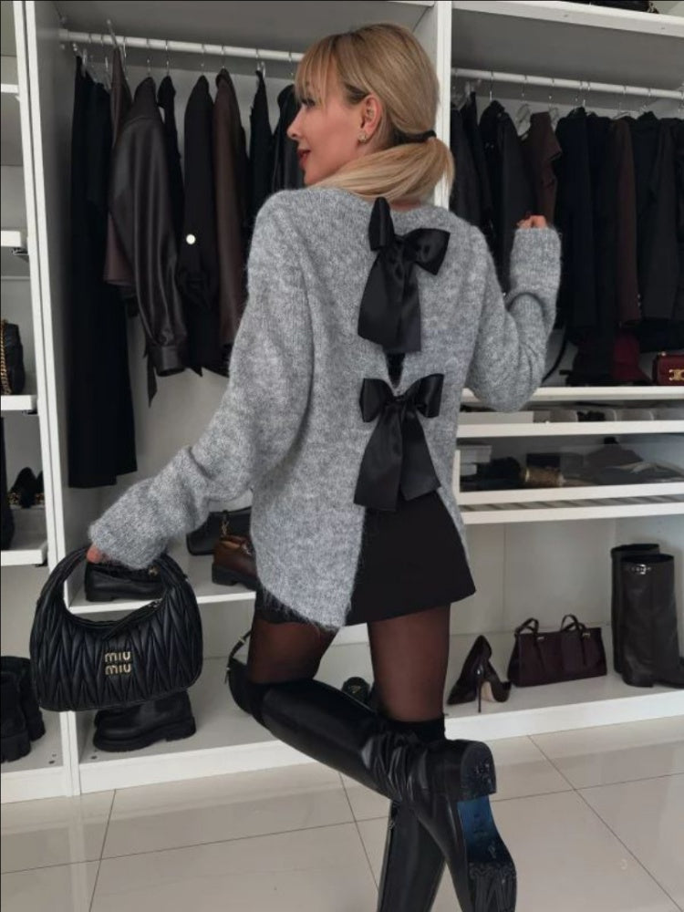 Dames Stropdas Sweater Casual Stijl 3