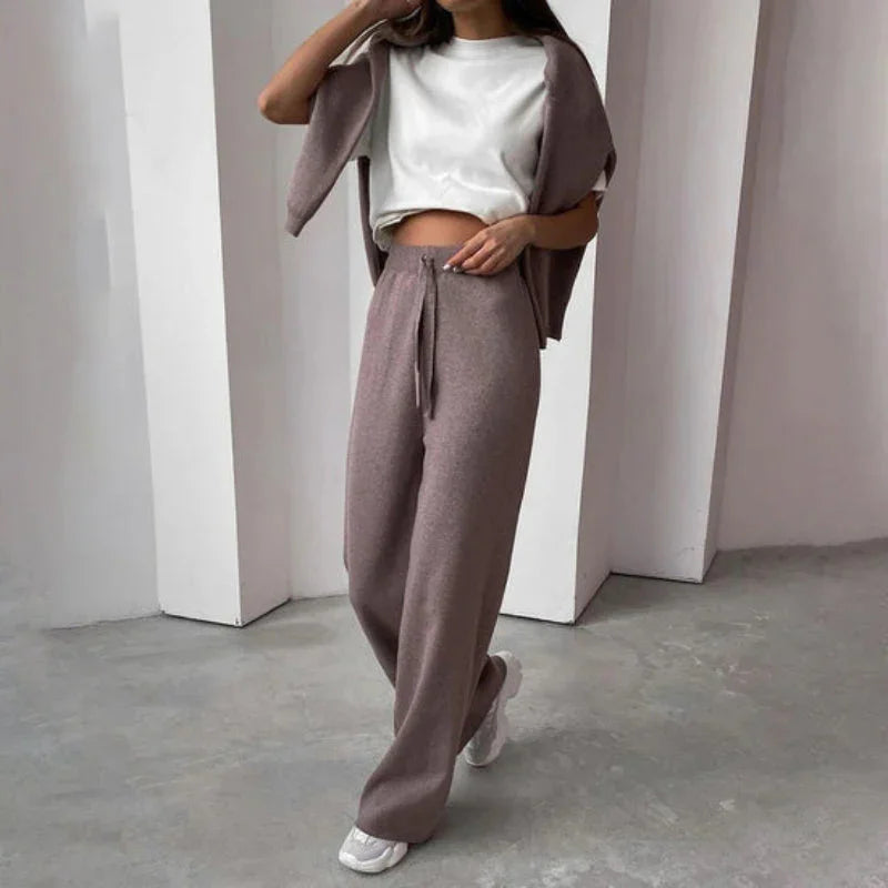 Dames Sweaterset Casual Gebreid 2