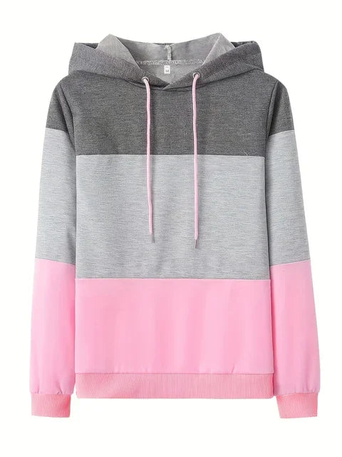 Dames Sweatshirt Kleurblok Ontspannen Pasvorm 7