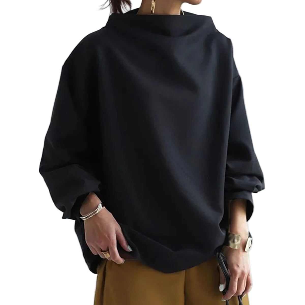 Dames Sweatshirt Ronde Hals Relaxed Fit 0