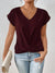 Dames T-Shirt Casual Sweetheart Halslijn 3