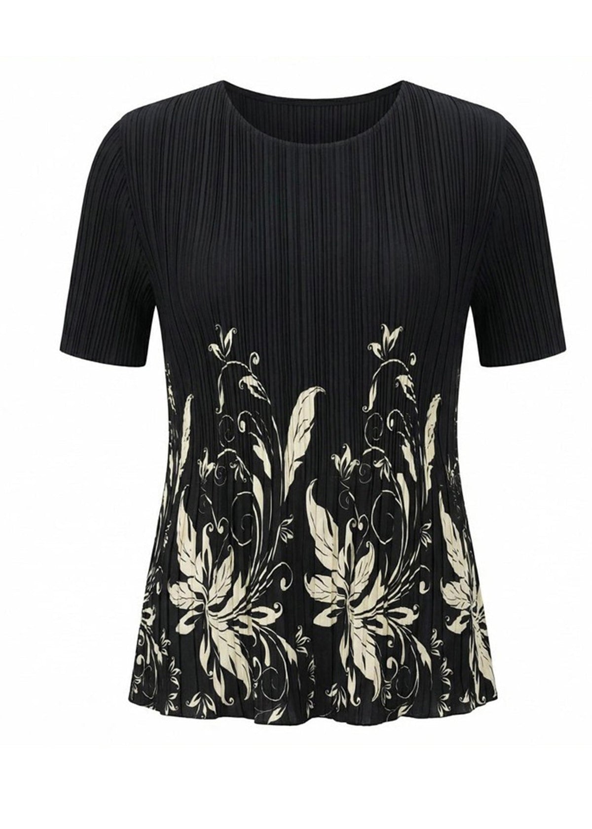 Dames T-shirt O-hals met print Zomerse stijl 4