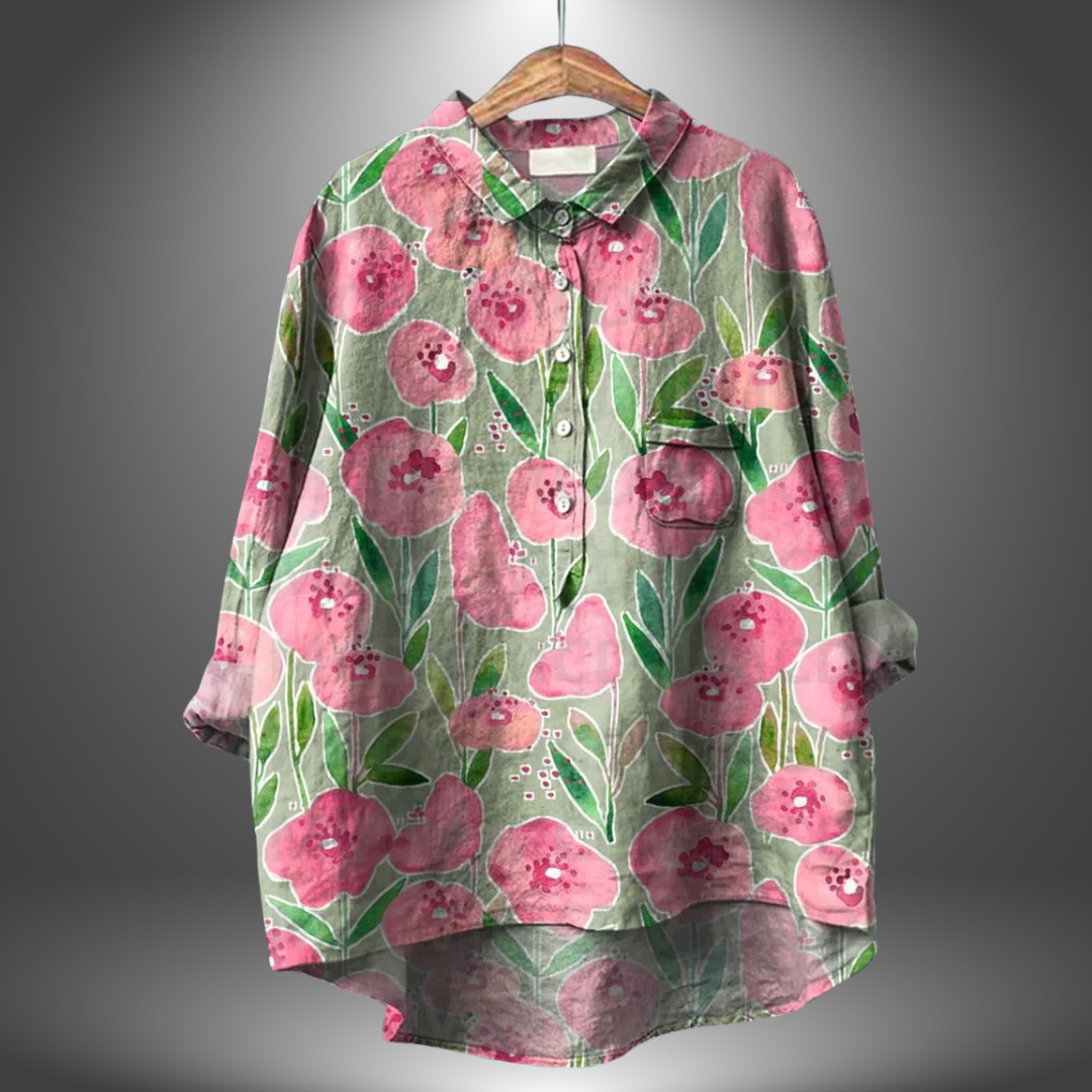 Dames T Shirt Bloemen Ontwerp Comfortabele Pasvorm 6