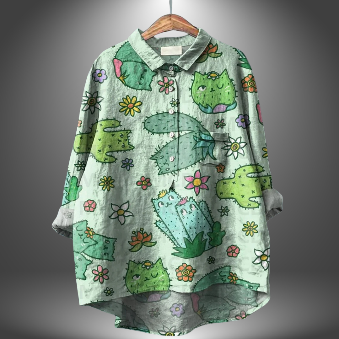 Dames T Shirt Bloemen Ontwerp Comfortabele Pasvorm 8