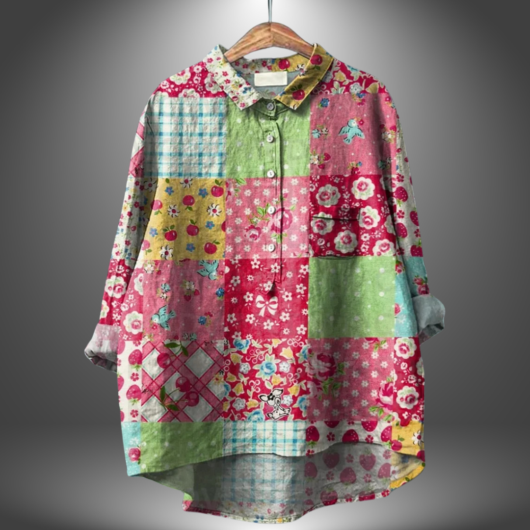 Dames T Shirt Bloemen Ontwerp Comfortabele Pasvorm 9