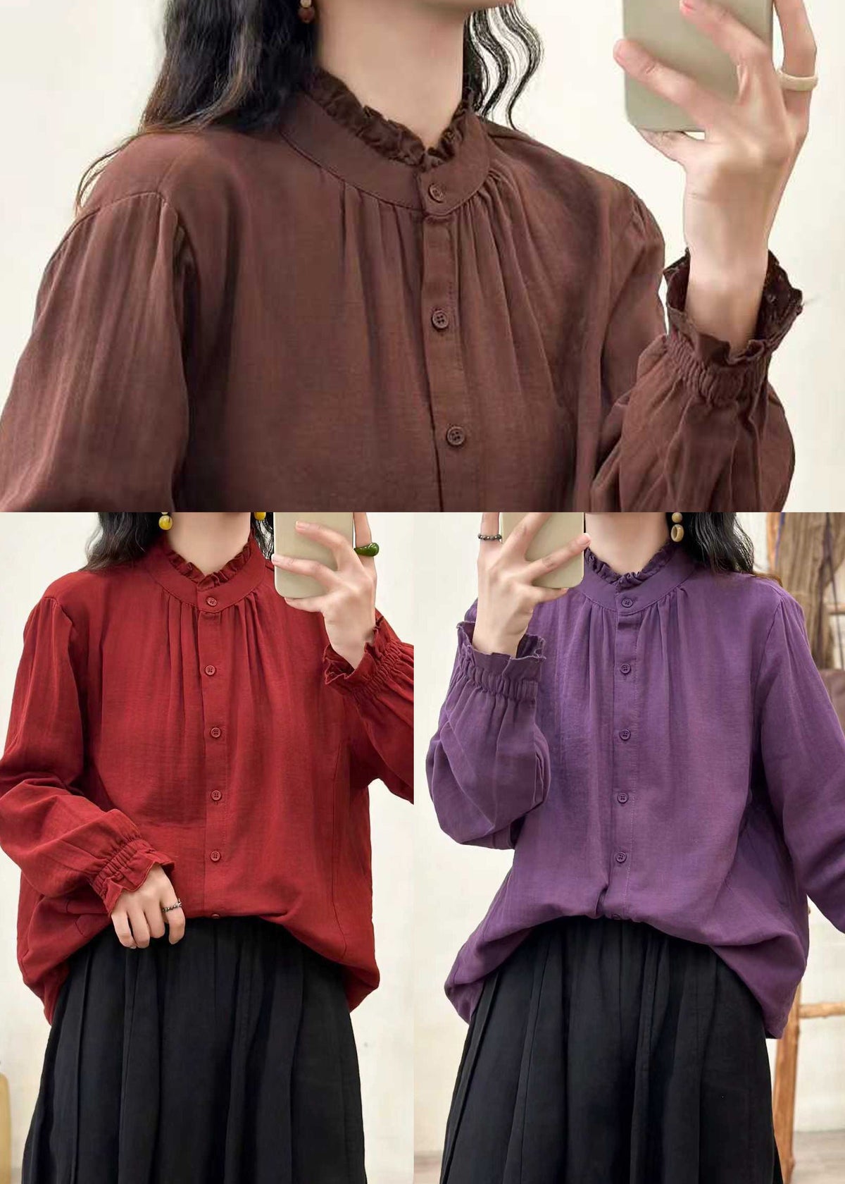 Dames T Shirt Losse Pasvorm Boheemse Stijl 4