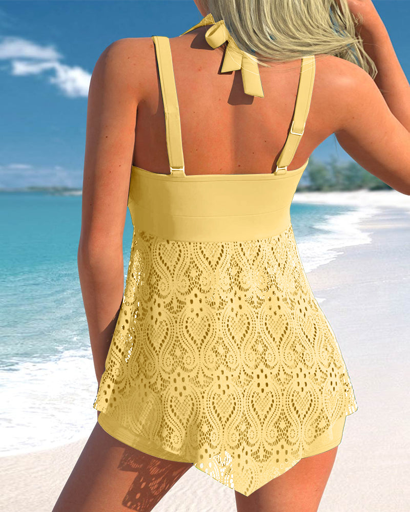 Dames Tankini Set Ademend Lichtgewicht Flatterend 5
